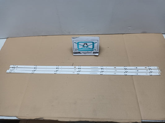 KIT 3 tiras de retroiluminación LC43490063A,