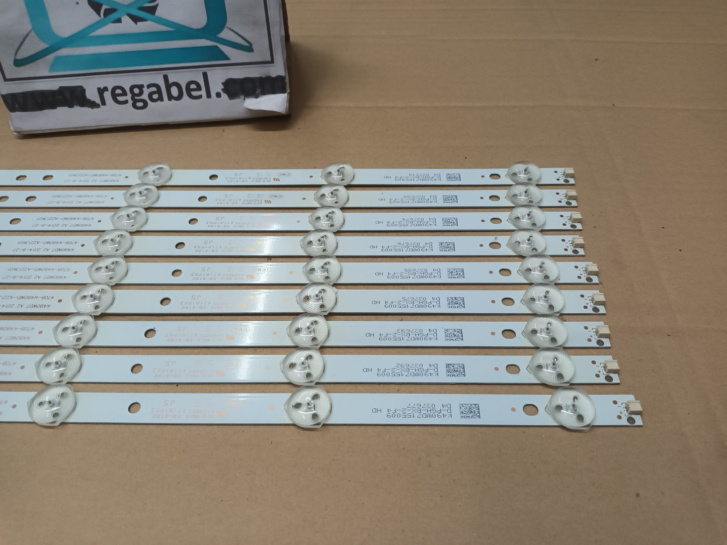 KIT 9 tiras de retroiluminación de STREAM SYSTEM BM49L71