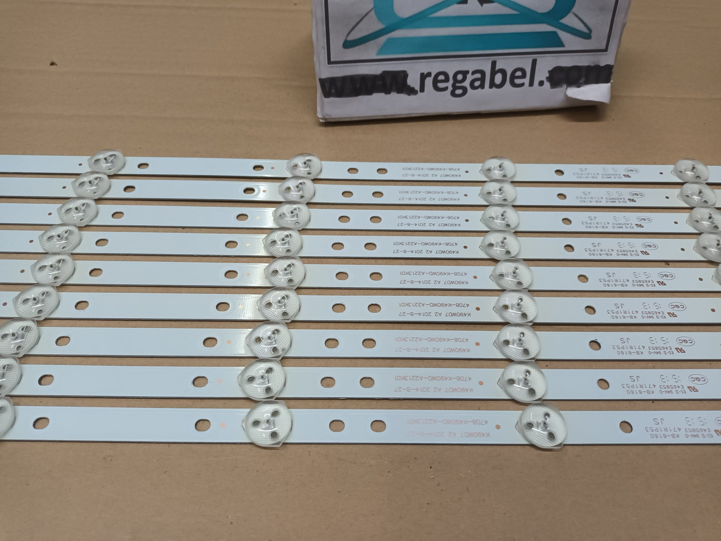 KIT 9 tiras de retroiluminación de STREAM SYSTEM BM49L71