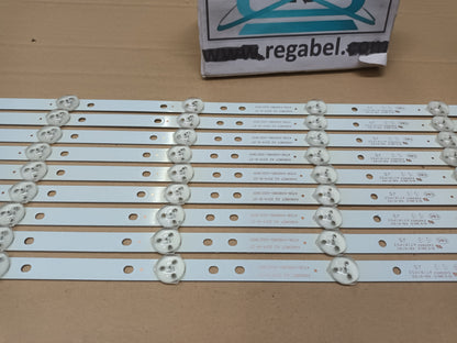 KIT 9 tiras de retroiluminación de STREAM SYSTEM BM49L71