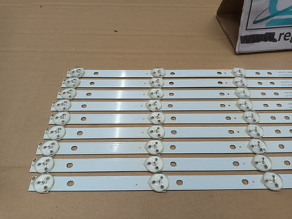 KIT 9 tiras de retroiluminación de STREAM SYSTEM BM49L71