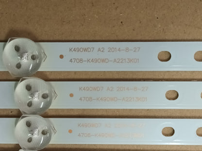 KIT 9 tiras de retroiluminación de STREAM SYSTEM BM49L71