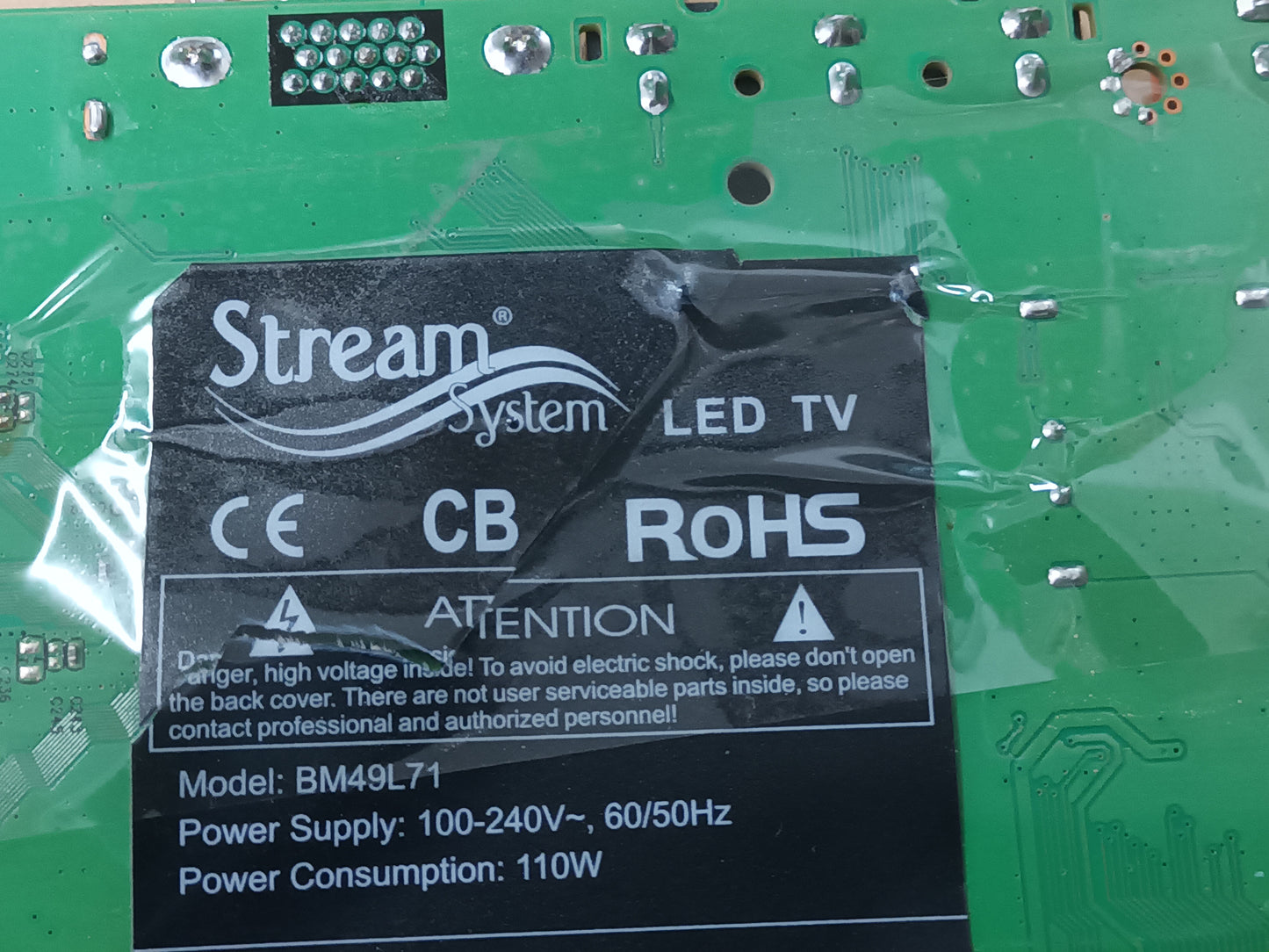 KIT 9 tiras de retroiluminación de STREAM SYSTEM BM49L71