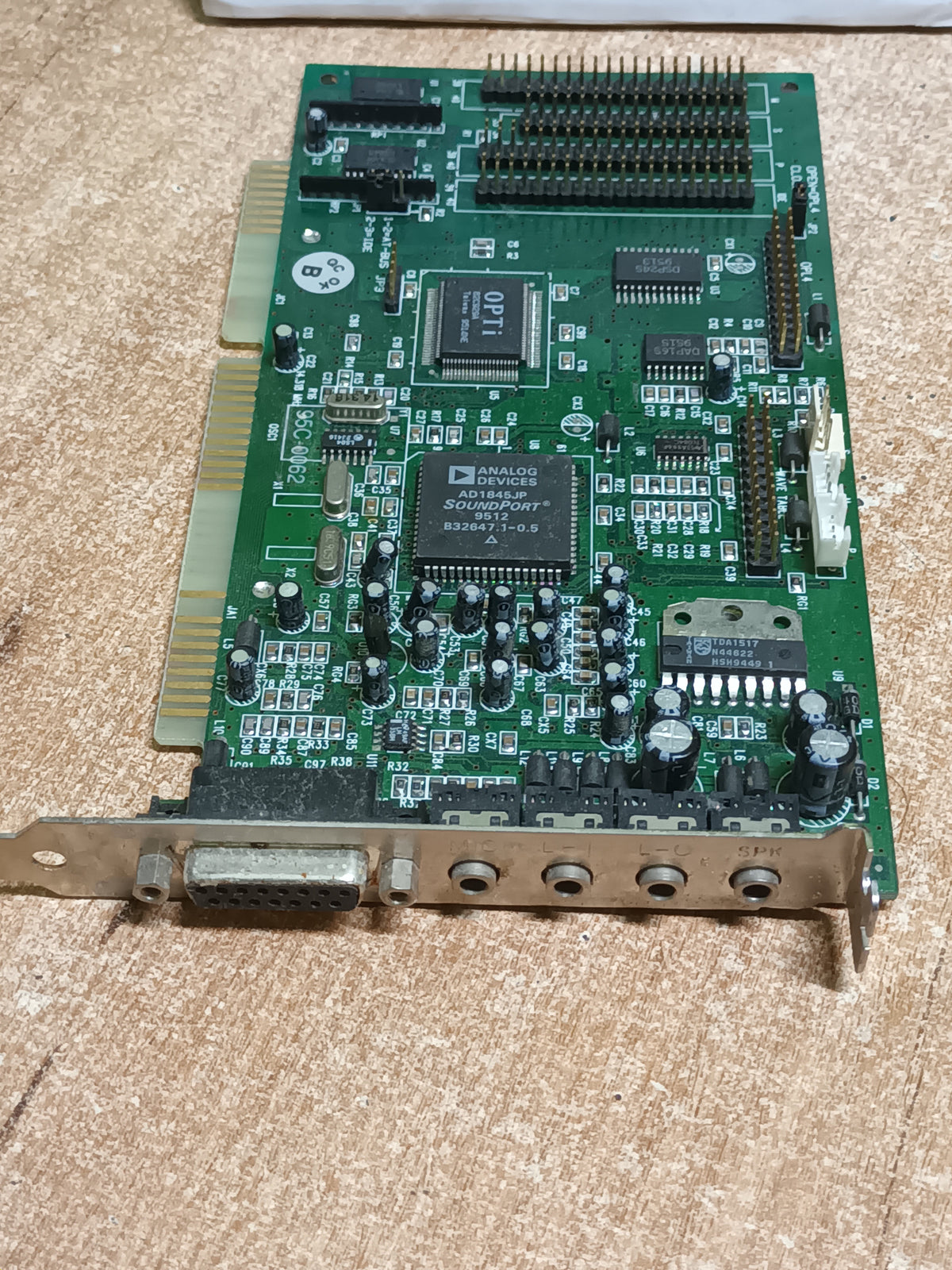 tarjeta de sonido isa, OPTi 82C929A Isa PC