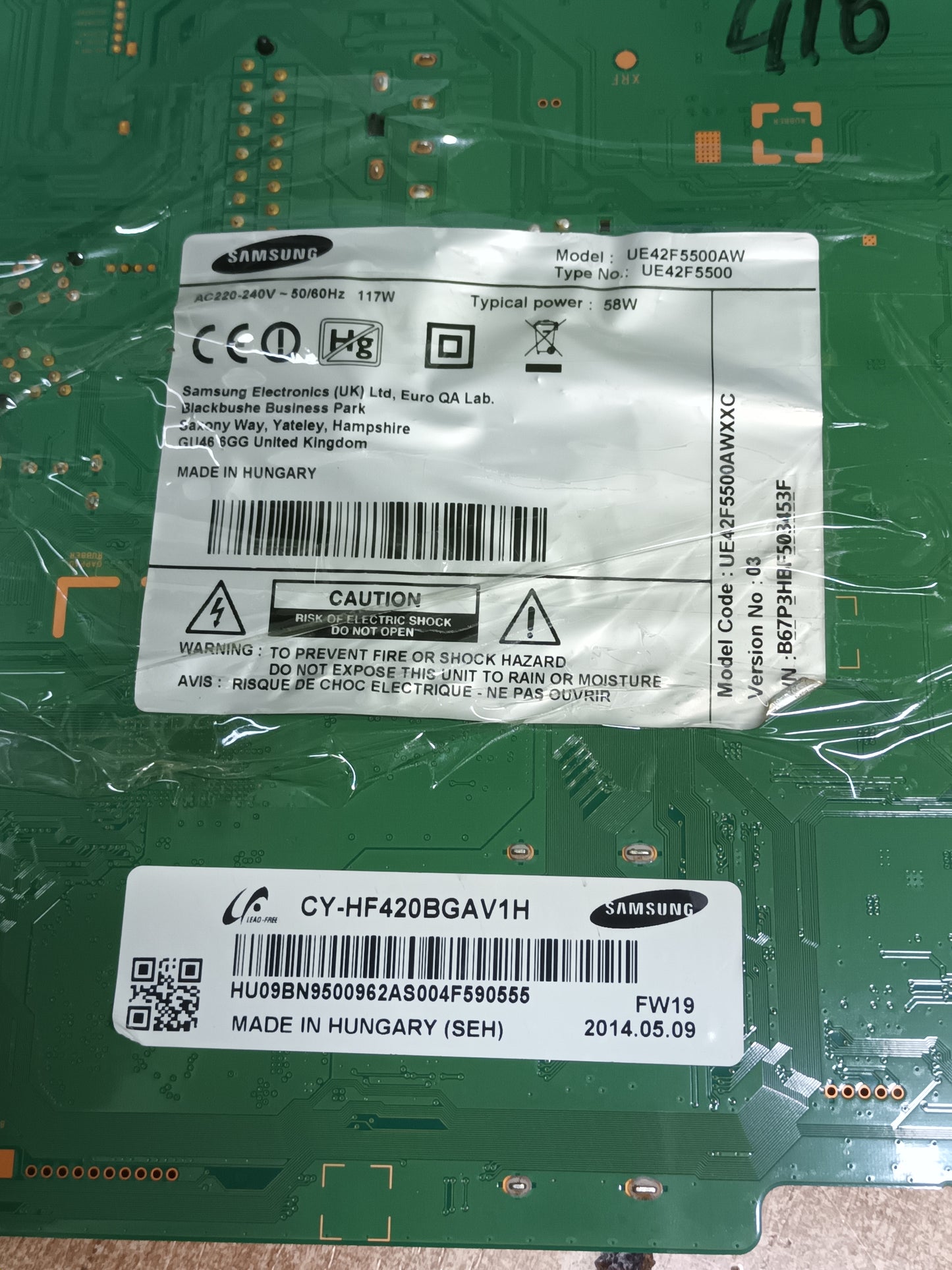 BN94-06758Z, de Samsung UE42F5500AW, (ref-418)