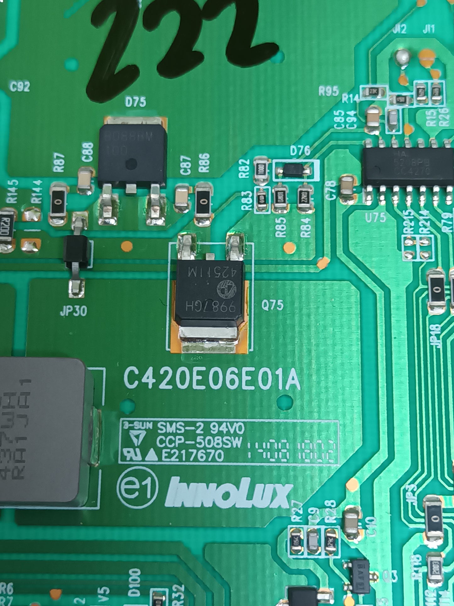 PLACA LED DRIVE, C420E06E01A, de Panasonic TX-39AS500E