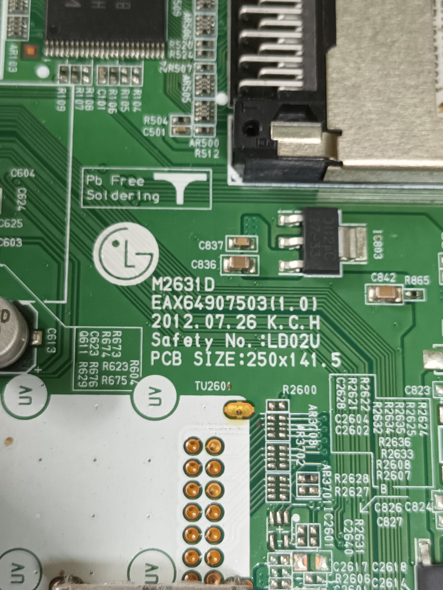 EAX64907503(1.0), de LGM2631D-PZ, (ref-424)