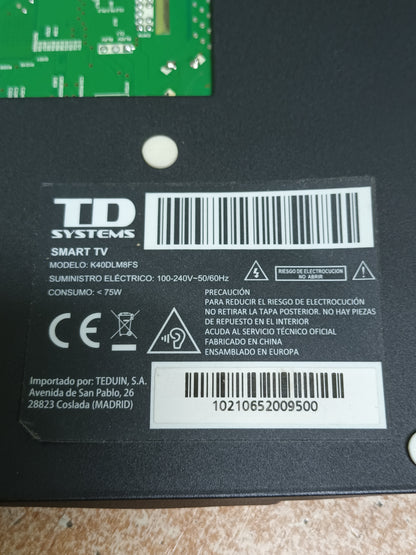 HK.T.RT2841P638, DE TD SYSTEMS K40DLM8F