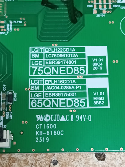EPLH16CD1A, EBR39175001 de LG65QNED866RE
