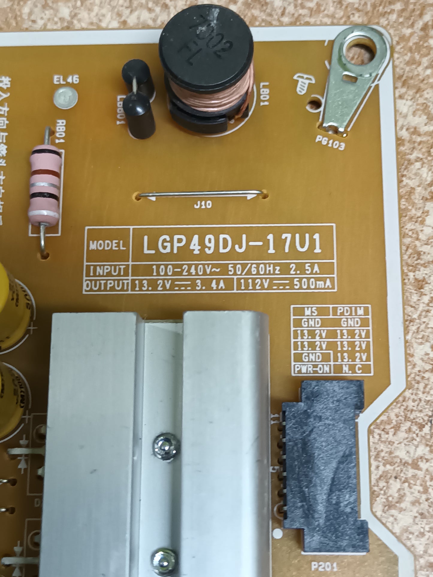 EAX67189201(1.6), de LG49UJ630V