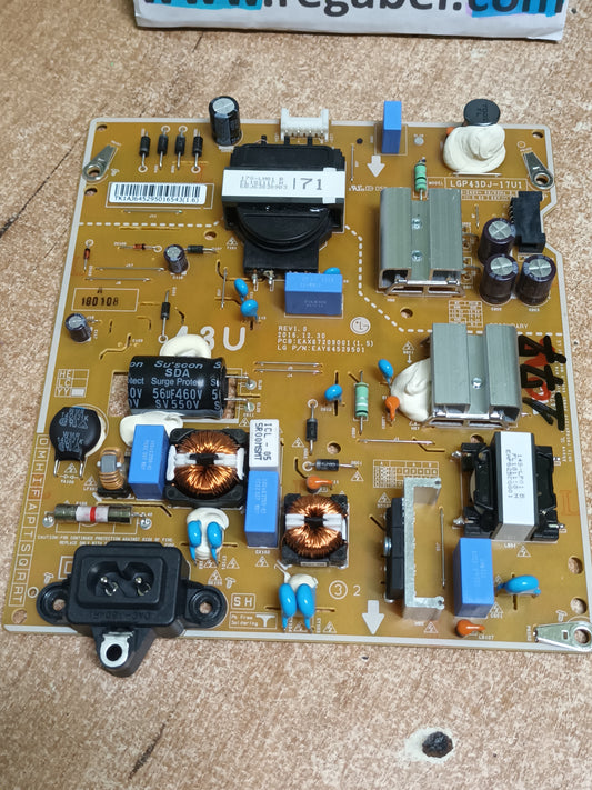 EAX67209001(1.5), de LG43UK6400PLF, (ref-177)