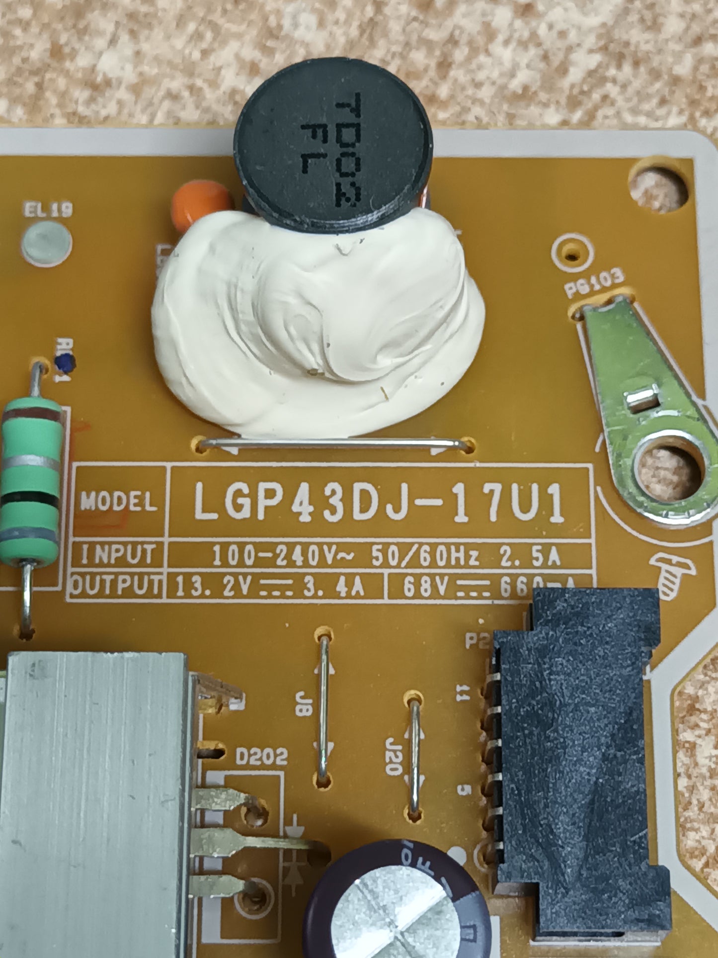 EAX67209001(1.5), de LG43UK6400PLF, (ref-177)