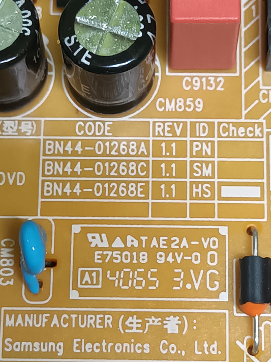 BN44-01268E, de Samsung TU65DU7105K