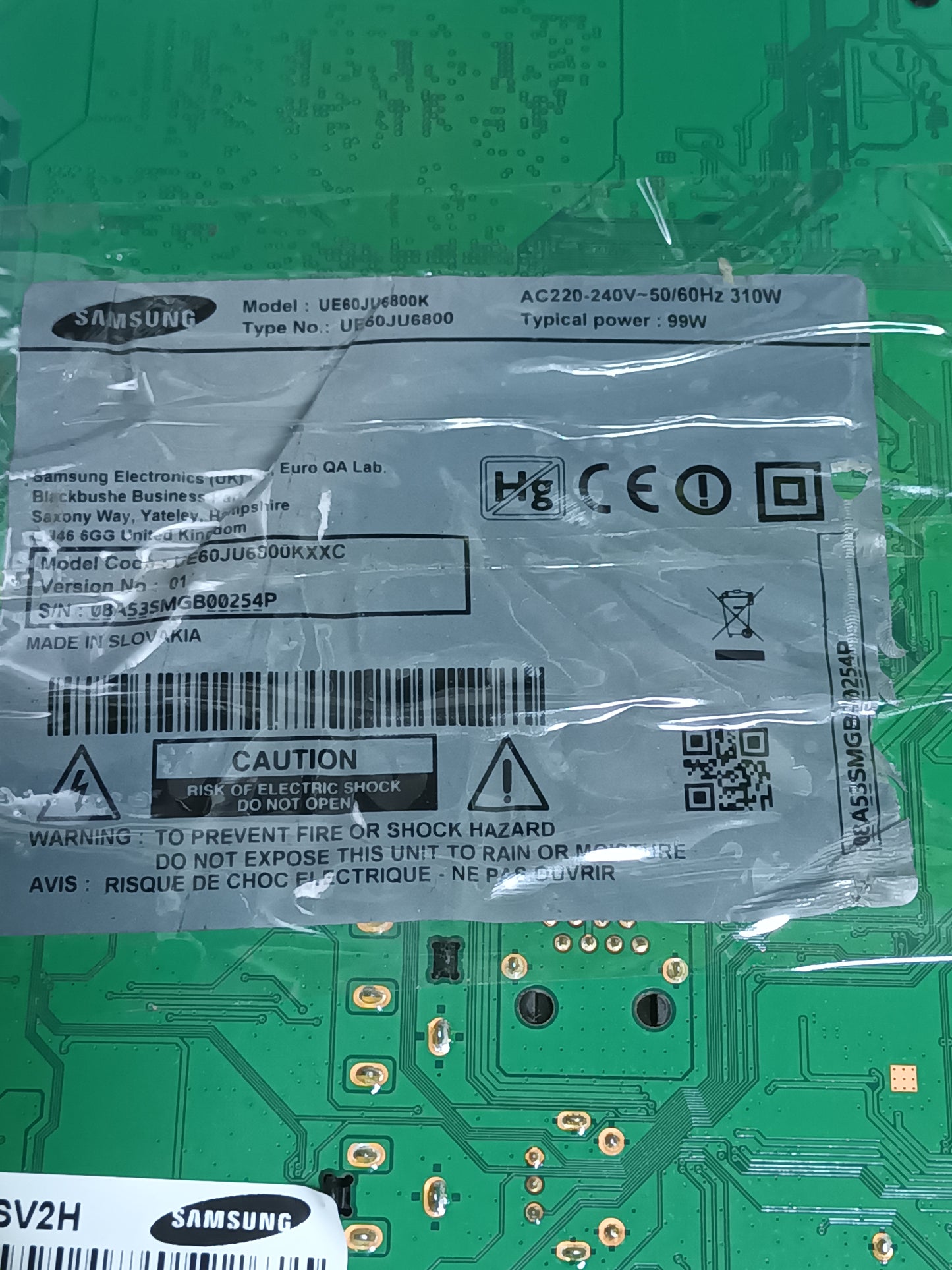 LQ601R3HA7K, de Samsung UE60JU6800K