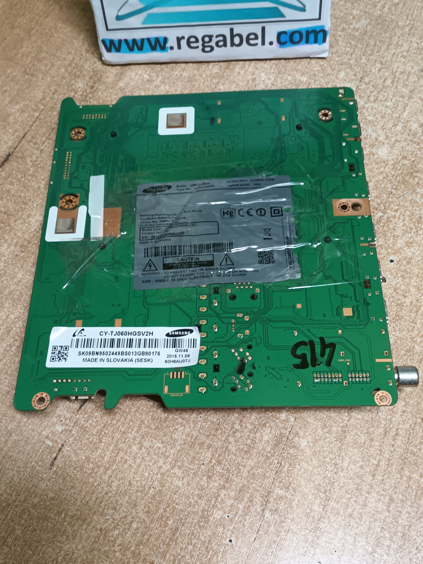 BN94-10165P, de Samsung UE60JU6800K