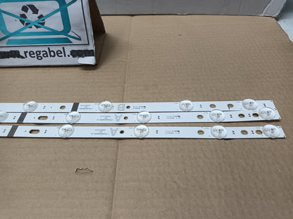 KIT 3 tiras de retroiluminación de TOSHIBA 50UA3D63DG