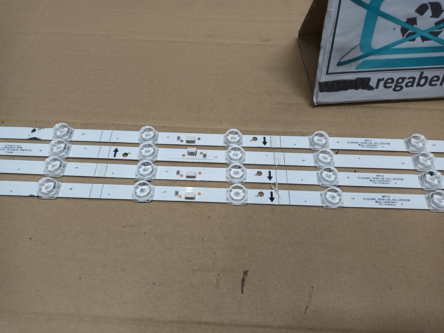 KIT 4 tiras de TCL55V655