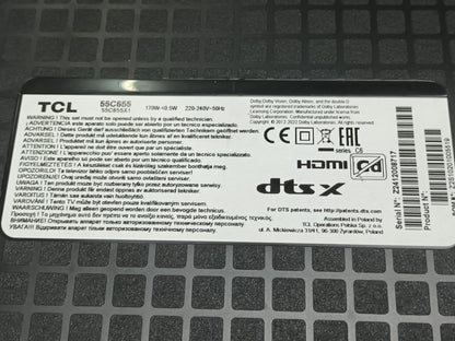 KIT 4 tiras de TCL55V655