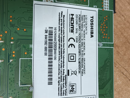 17IPS72, 23521004, de TOSHIBA 50UA3A63DG
