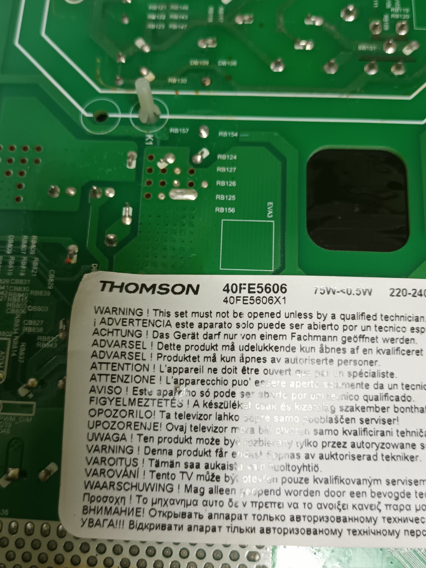 soporte, pies de THOMSON 40FE5606