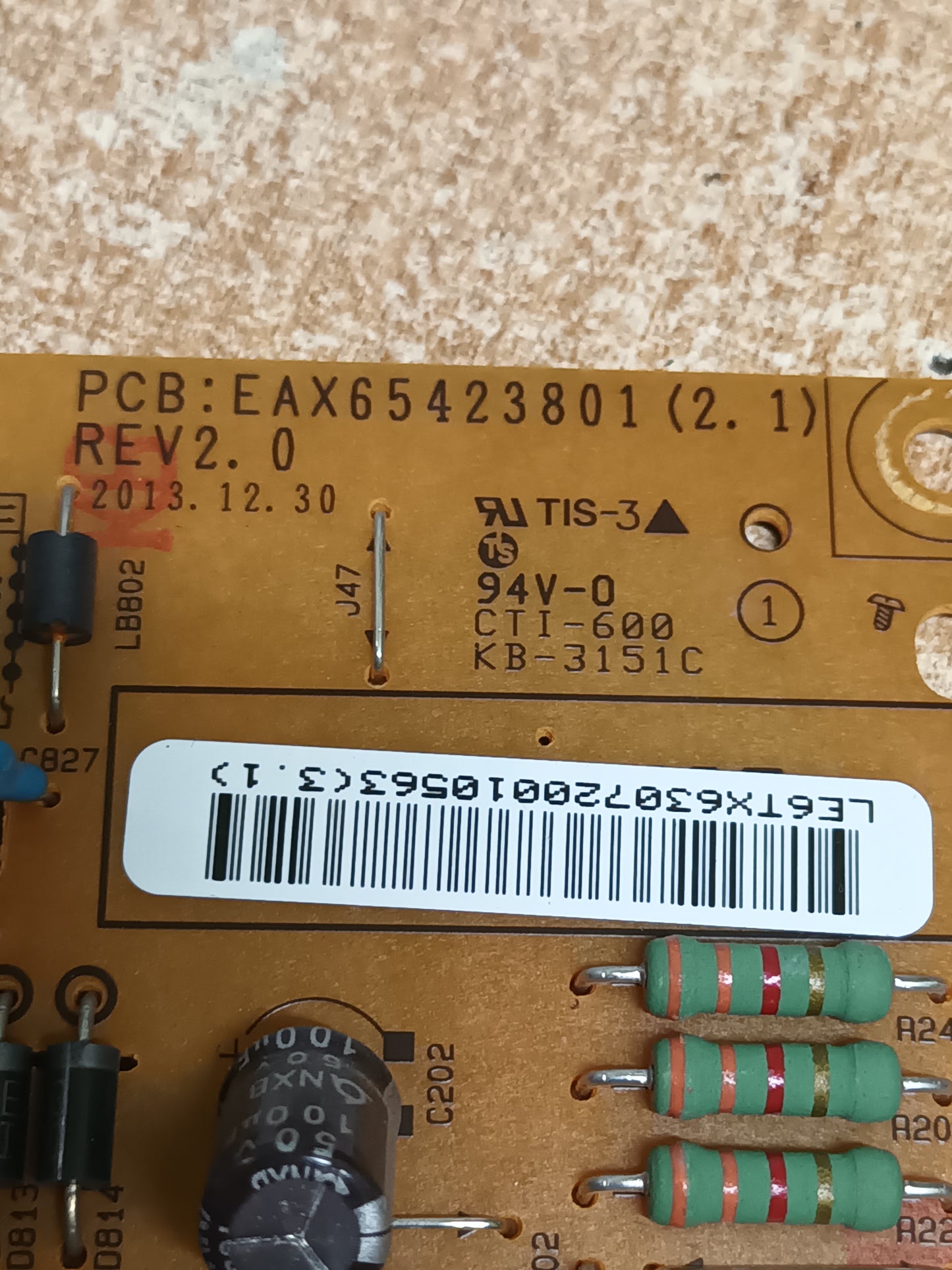 EAX65423801(2.1) de LG50LB5610
