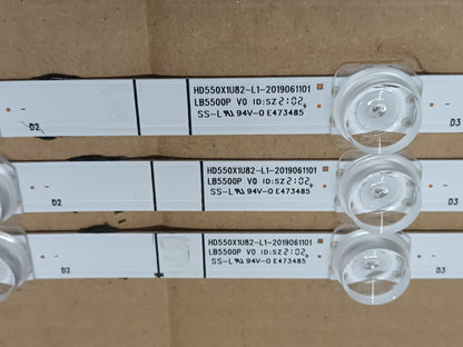 HISENSE 55AE7000F, KIT TIRAS LED, (ref,153)