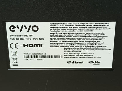 EVVO SMART 49 UHD, KIT TIRAS LED, (ref,219)