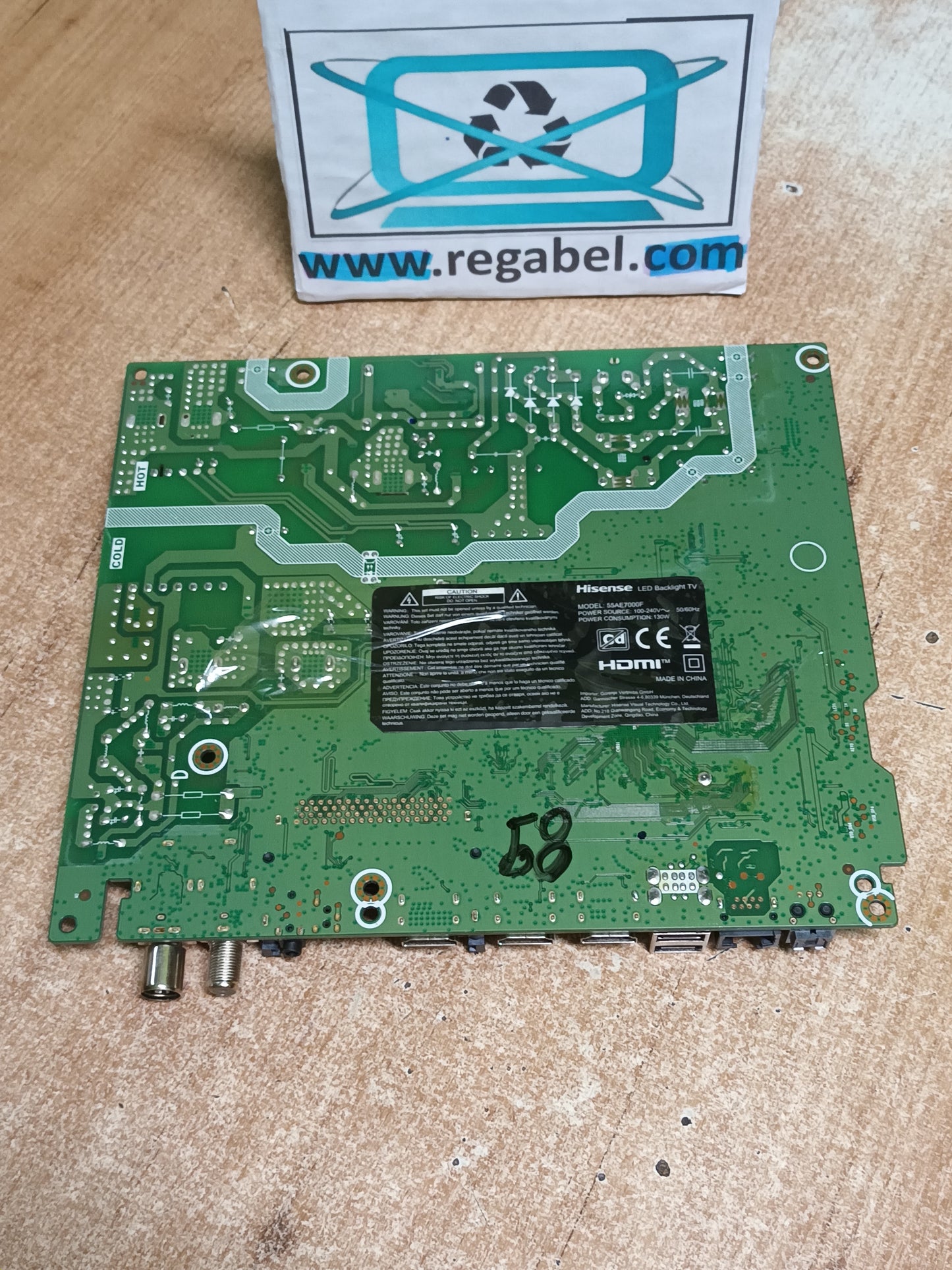 RSAG7.820.9502/R0H, de HISENSE 55AE7000F, (ref-89)