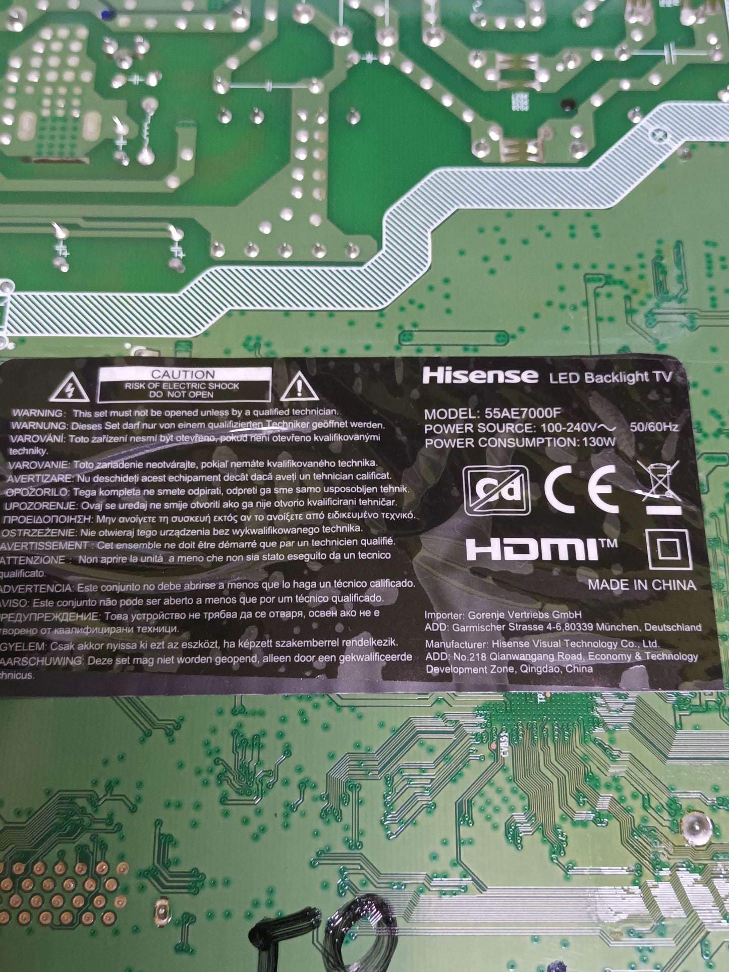 RSAG7.820.9502/R0H, de HISENSE 55AE7000F, (ref-89)