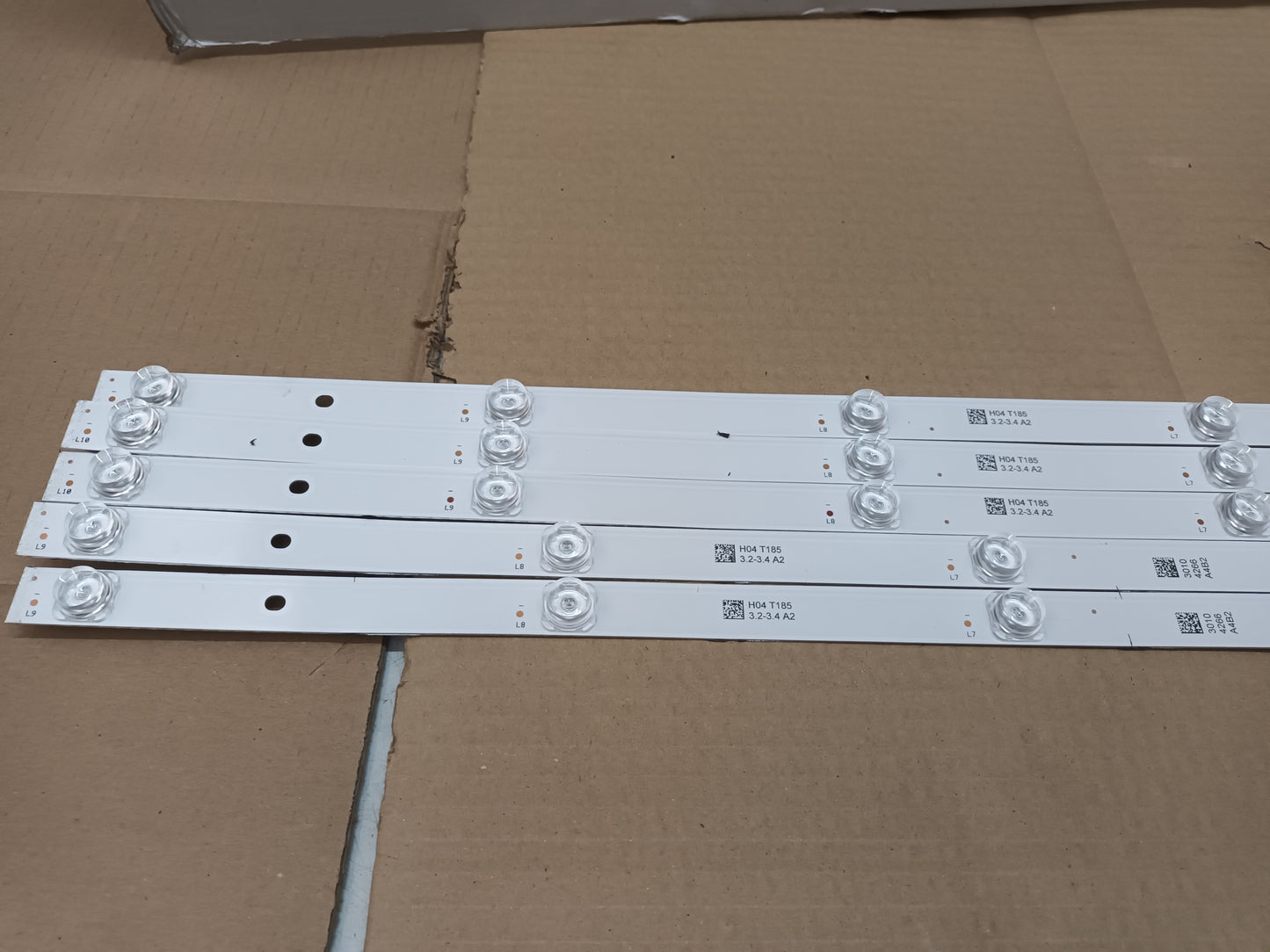 EVVO 55UHD20, KIT 5 TIRAS LED