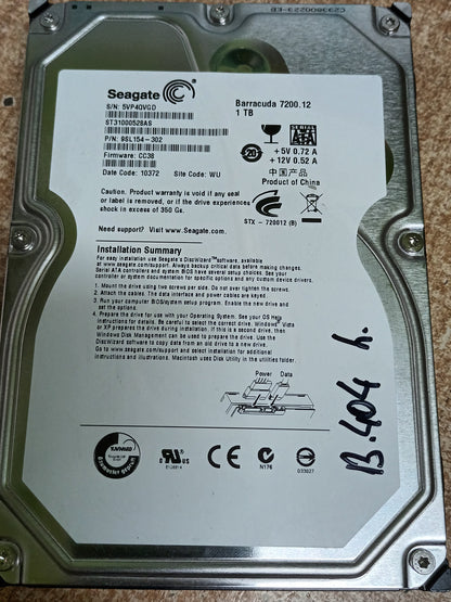 Disco Duro 3.5, Seagate Barracuda 1TB