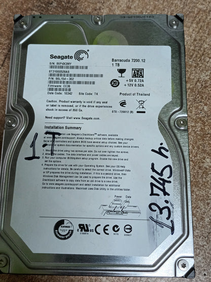 Disco duro 3,5, Seagate de 1TB