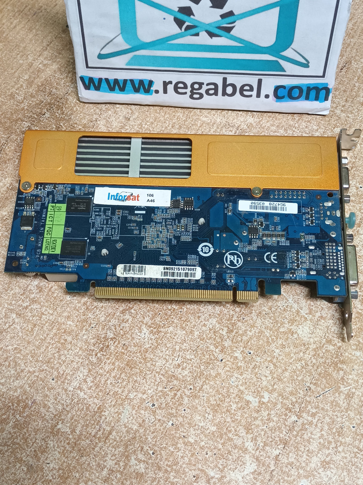 Tarjeta gráfica Gigabyte GV-NX84S512HP