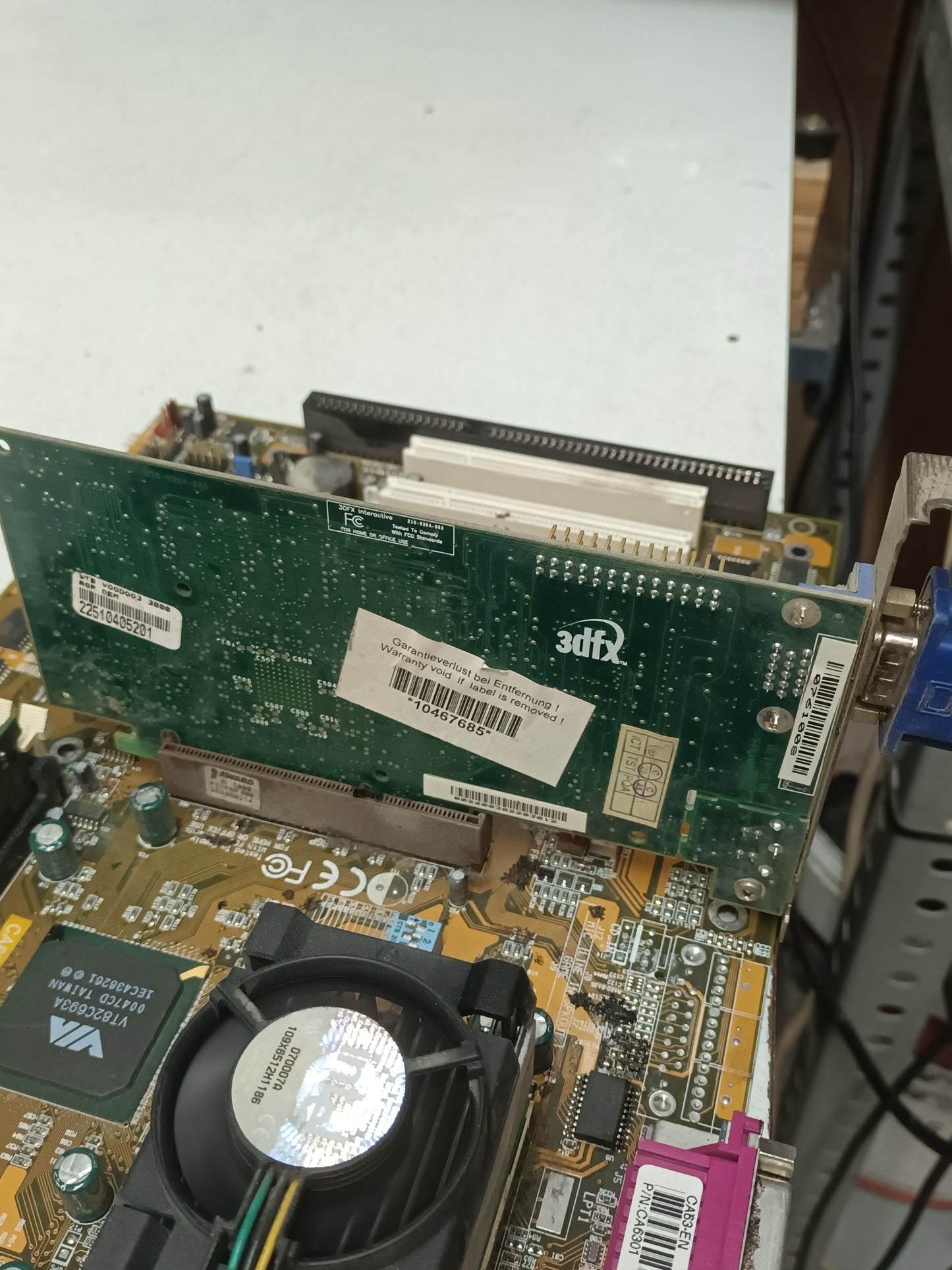 Tarjeta gráfica Voodoo 3 3000 AGP