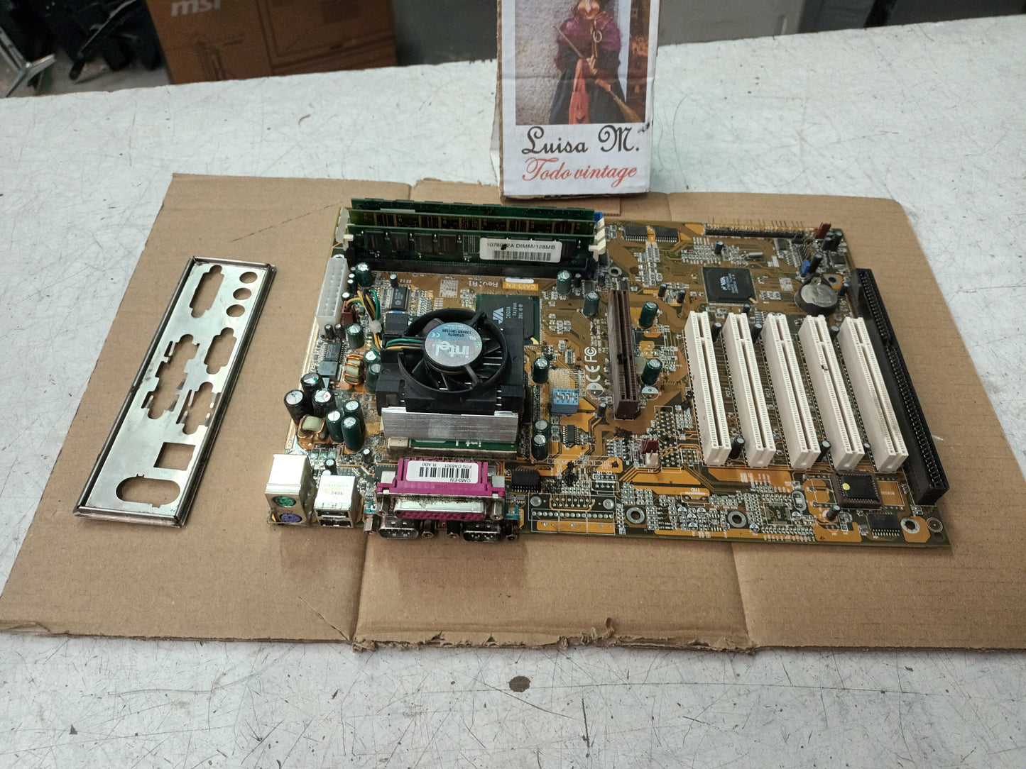 Placa base DFI CA63, Pentium III, 733mhz, SKU-1