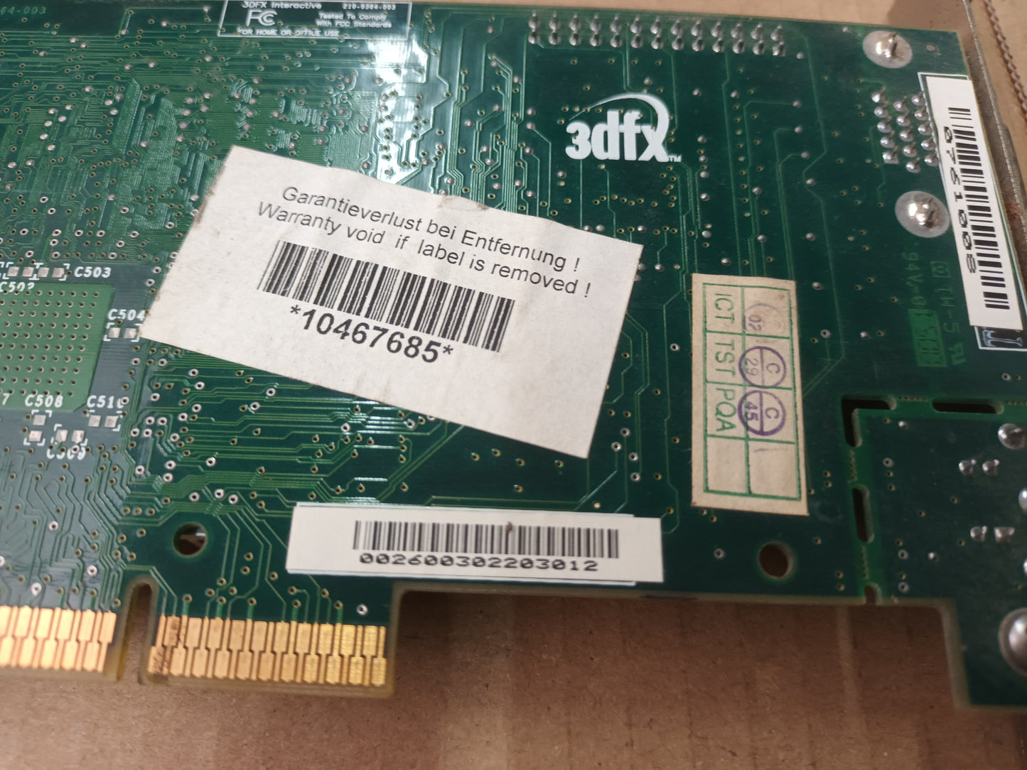 Tarjeta gráfica Voodoo 3 3000 AGP