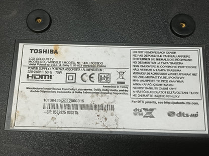 17IPS62- 23581201, de Toshiba 43LL3C65DG