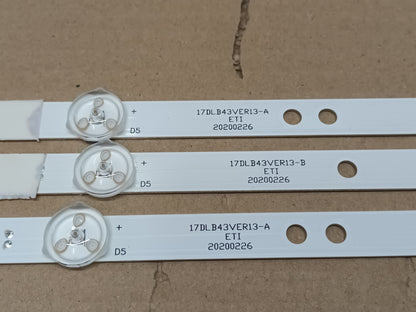 TOSHIBA 43LL3C63DG, KIT TIRAS LED