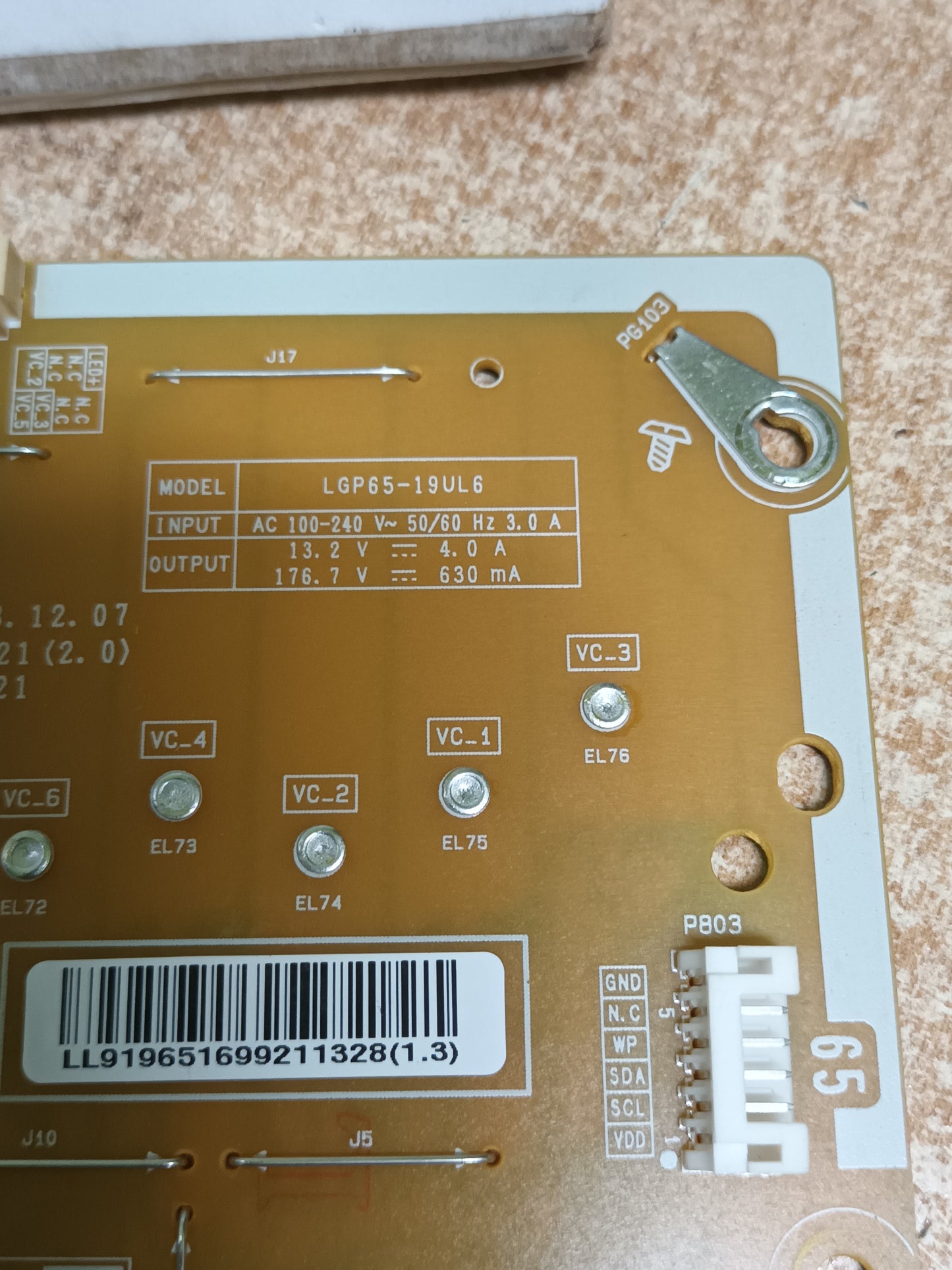 EAX68248021(2.0) de LG65NAN0866NA