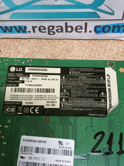 EAX69109605(1.0), EBT66177501, de LG65NAN0866NA