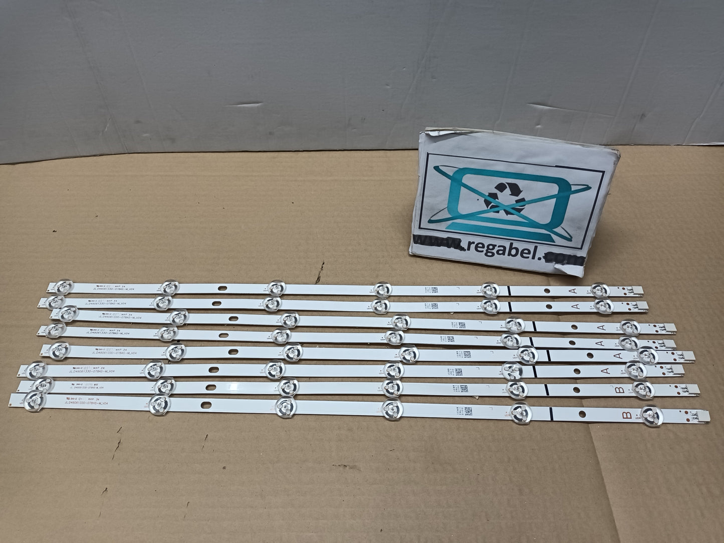 TOSHIBA 49V5863DG, KIT TIRAS LED, (ref,283)