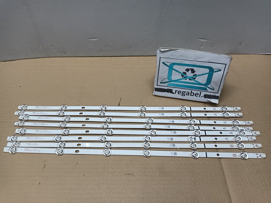 TOSHIBA 49V5863DG, KIT TIRAS LED, (ref,283)