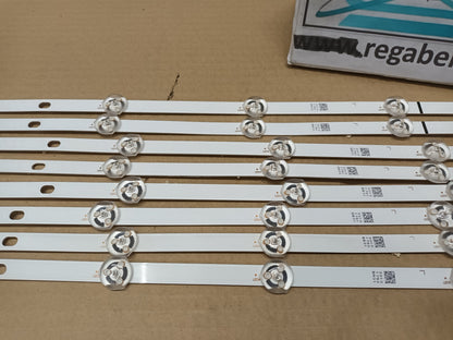 TOSHIBA 49V5863DG, KIT TIRAS LED, (ref,283)