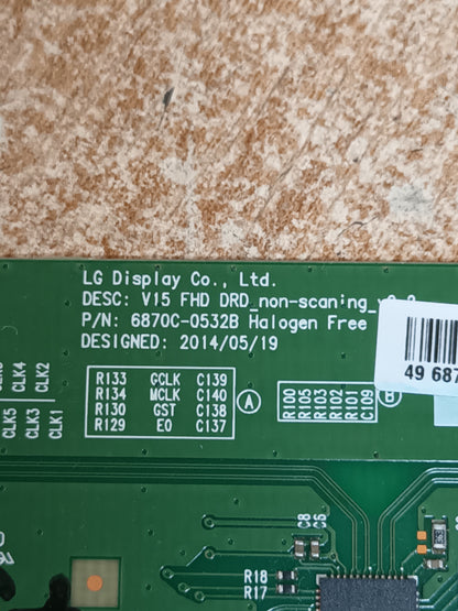6870C-0532B, de LG49UH540V