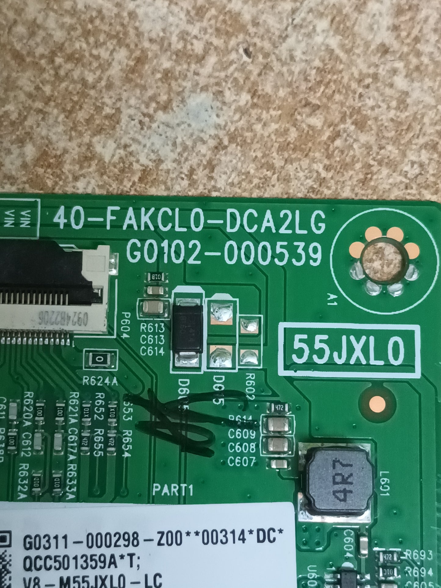 INVERTER LED, 40-FAKCLO-DCA2LG, de TCL 50C6KS, NUEVA