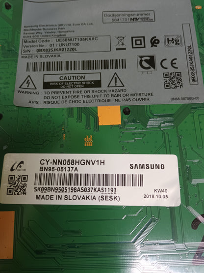 BN94-13065E, de Samsung UE58NU7105K