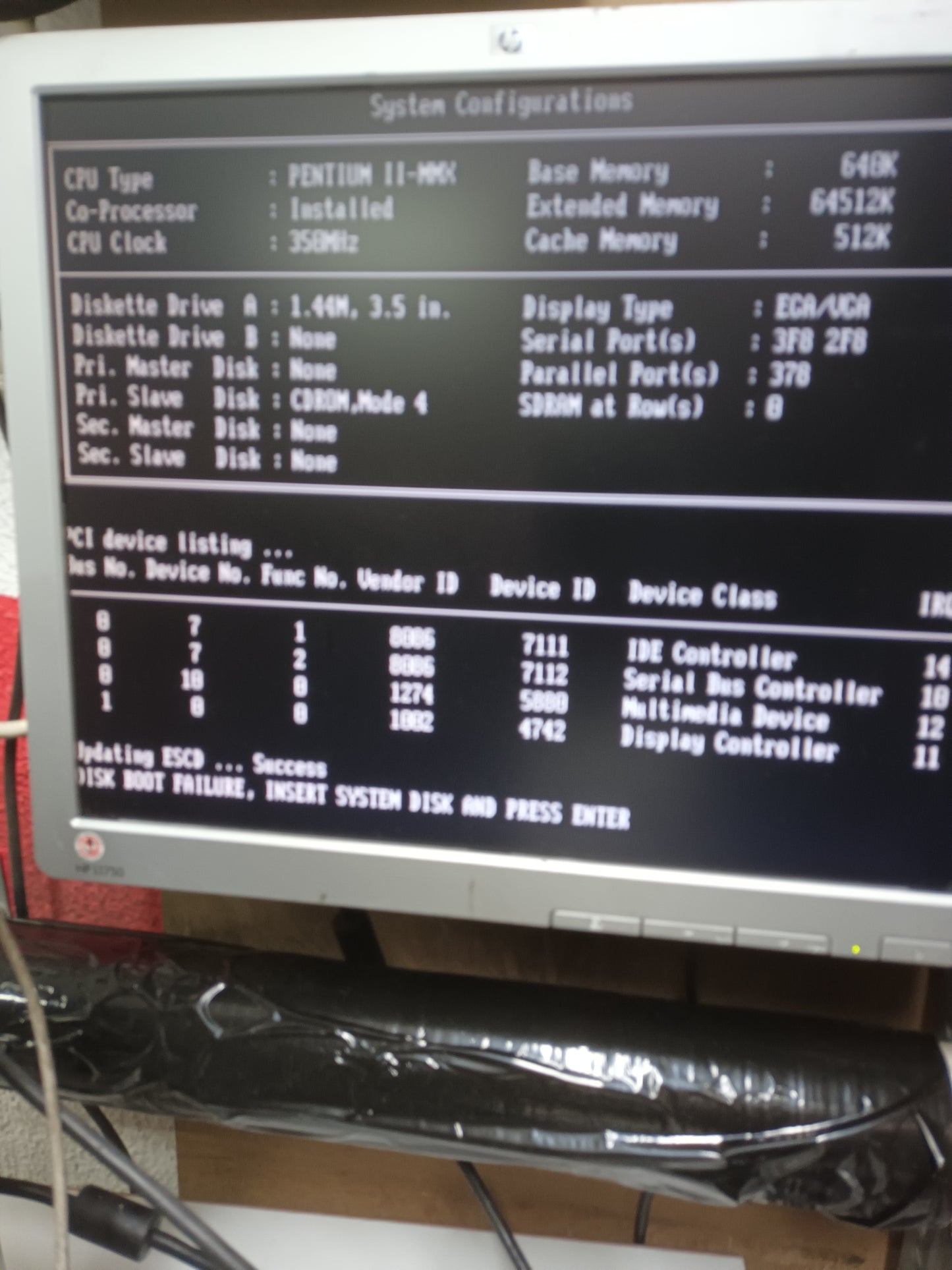 n-9, Pc retro, PENTIUM II-MMX, 350mHZ
