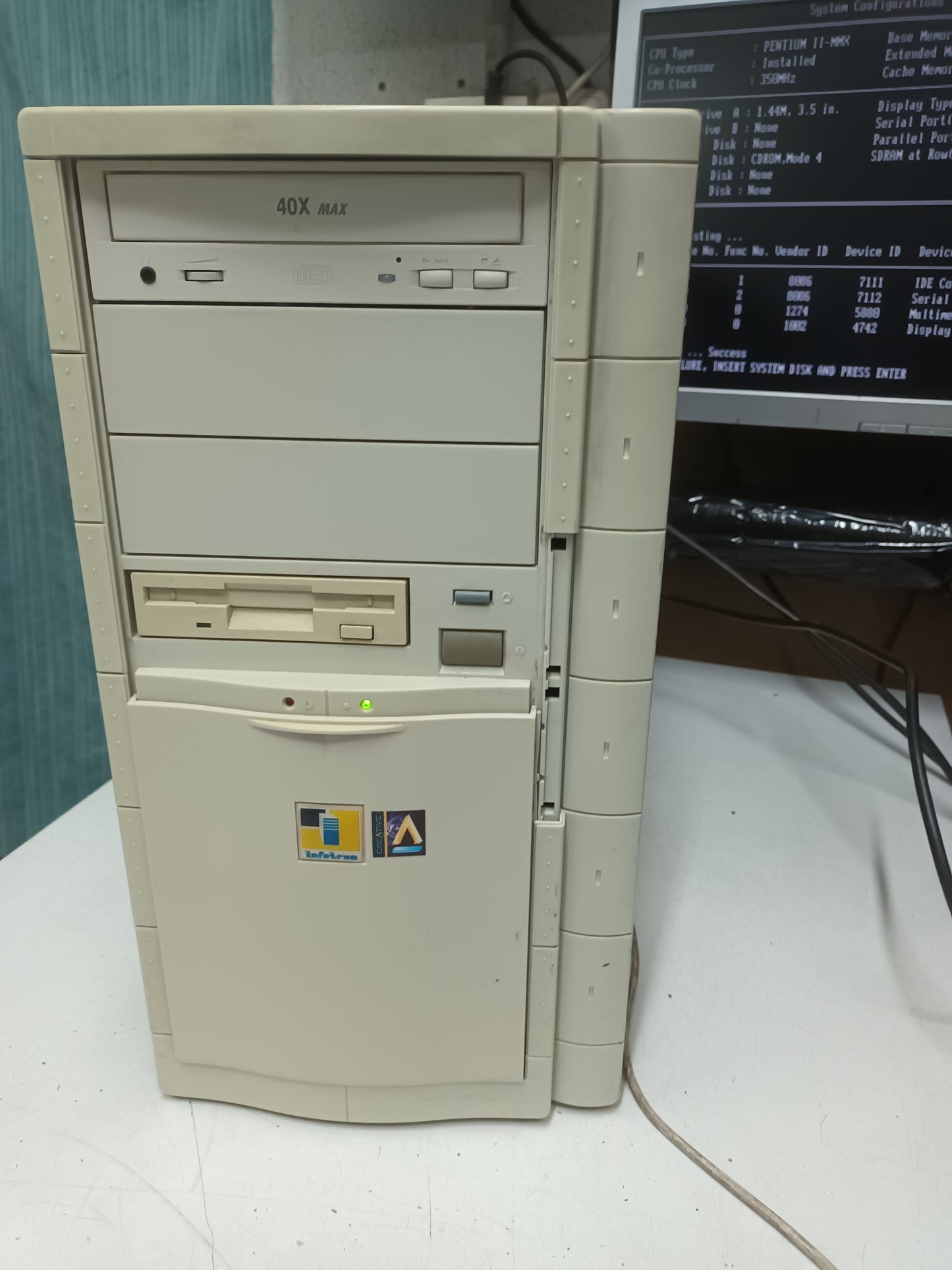 n-9, Pc retro, PENTIUM II-MMX, 350mHZ