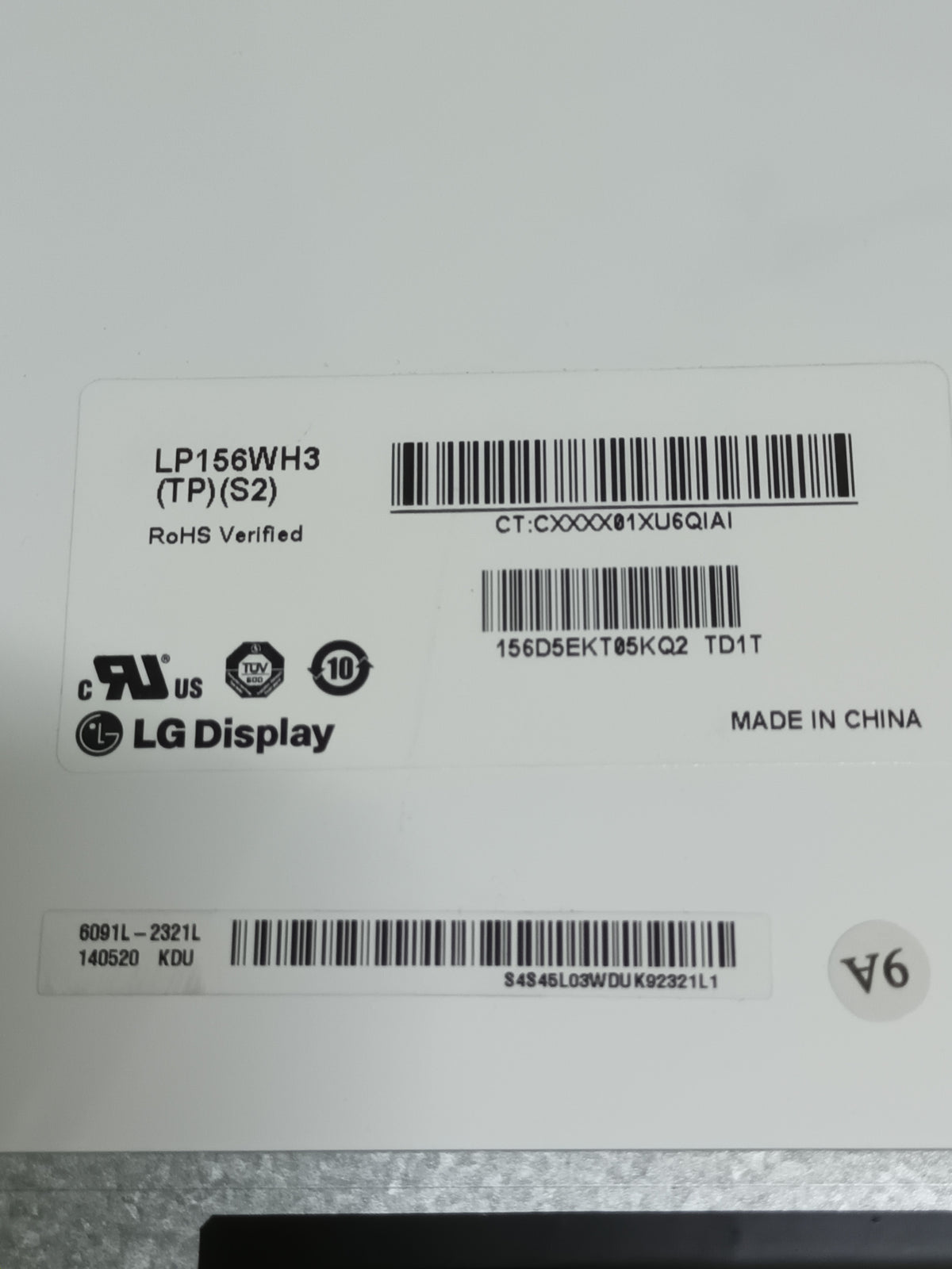 LP156WH3 (TP) (S2), pantalla de portatil, (ref-4)