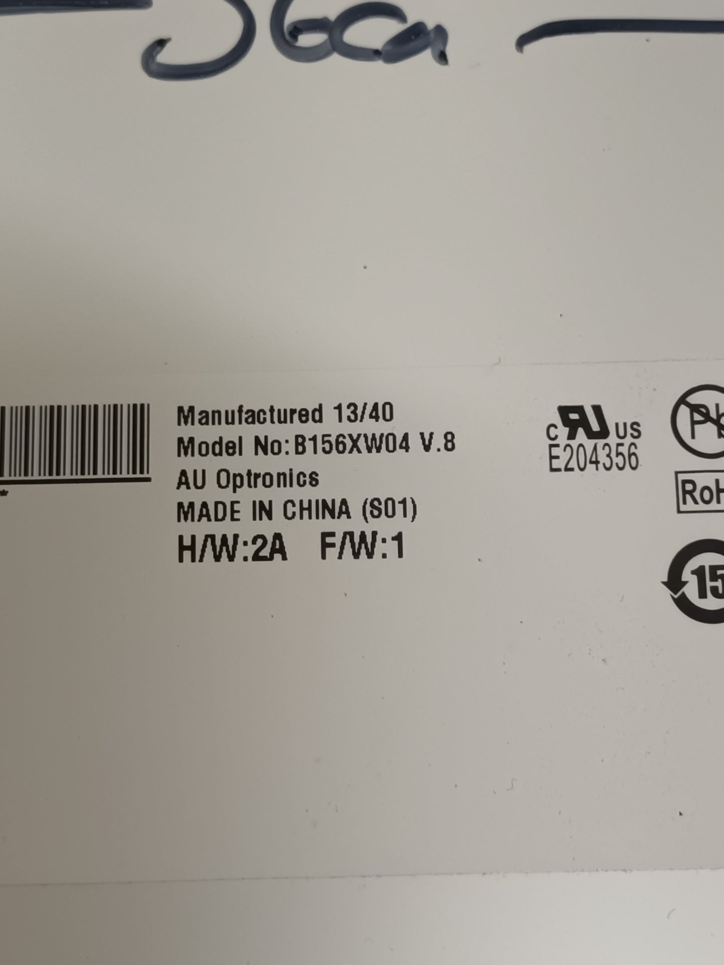 B156XW04 V.8 pantalla de portatil (ref-26)